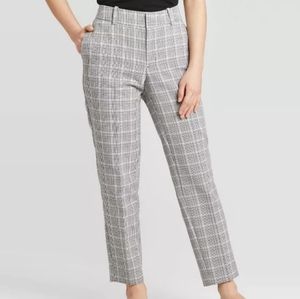 a new day Gray Plaid Ankle Pants